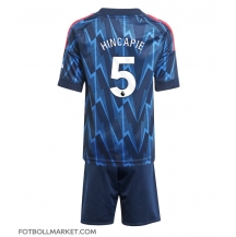 Arsenal Piero Hincapie #5 Replika Bortatröja Barn 2025-26 Kortärmad (+ byxor)