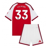 Arsenal Riccardo Calafiori #33 Replika Hemmatröja Barn 2026-27 Kortärmad (+ byxor)