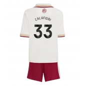 Arsenal Riccardo Calafiori #33 Replika Tredjetröja Barn 2025-26 Kortärmad (+ byxor)