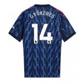 Arsenal Viktor Gyokeres #14 Replika Bortatröja 2025-26 Kortärmad
