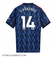 Arsenal Viktor Gyokeres #14 Replika Bortatröja 2025-26 Kortärmad