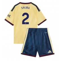 Arsenal William Saliba #2 Replika Tredjetröja Barn 2026-27 Kortärmad (+ byxor)