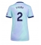 Arsenal William Saliba #2 Replika Tredjetröja Dam 2024-25 Kortärmad