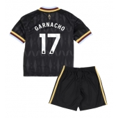 Aston Villa Alejandro Garnacho #17 Replika Bortatröja Barn 2026-27 Kortärmad (+ byxor)