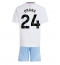 Aston Villa Amadou Onana #24 Replika Bortatröja Barn 2024-25 Kortärmad (+ byxor)