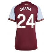 Aston Villa Amadou Onana #24 Replika Hemmatröja Dam 2025-26 Kortärmad