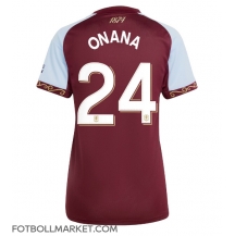 Aston Villa Amadou Onana #24 Replika Hemmatröja Dam 2025-26 Kortärmad