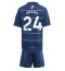 Aston Villa Amadou Onana #24 Replika Tredjetröja Barn 2024-25 Kortärmad (+ byxor)