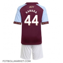 Aston Villa Boubacar Kamara #44 Replika Hemmatröja Barn 2025-26 Kortärmad (+ byxor)