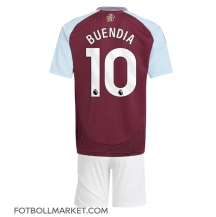 Aston Villa Emiliano Buendia #10 Replika Hemmatröja Barn 2024-25 Kortärmad (+ byxor)