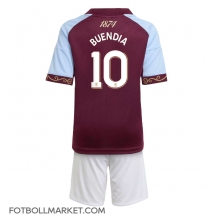 Aston Villa Emiliano Buendia #10 Replika Hemmatröja Barn 2025-26 Kortärmad (+ byxor)