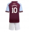 Aston Villa Emiliano Buendia #10 Replika Hemmatröja Barn 2025-26 Kortärmad (+ byxor)