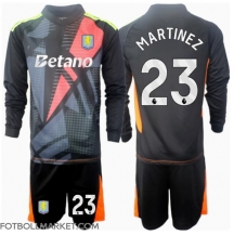 Aston Villa Emiliano Martinez #23 Målvakt Replika Bortatröja Barn 2024-25 Långärmad (+ byxor)