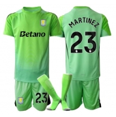 Aston Villa Emiliano Martinez #23 Målvakt Replika Bortatröja Barn 2025-26 Kortärmad (+ byxor)