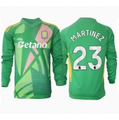 Aston Villa Emiliano Martinez #23 Målvakt Replika Hemmatröja 2024-25 Långärmad