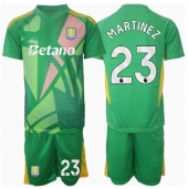 Aston Villa Emiliano Martinez #23 Målvakt Replika Hemmatröja Barn 2024-25 Kortärmad (+ byxor)