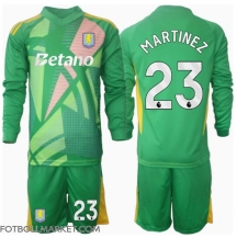 Aston Villa Emiliano Martinez #23 Målvakt Replika Hemmatröja Barn 2024-25 Långärmad (+ byxor)