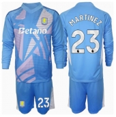 Aston Villa Emiliano Martinez #23 Målvakt Replika Tredjetröja Barn 2024-25 Långärmad (+ byxor)
