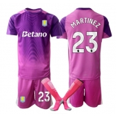 Aston Villa Emiliano Martinez #23 Målvakt Replika Tredjetröja Barn 2025-26 Kortärmad (+ byxor)