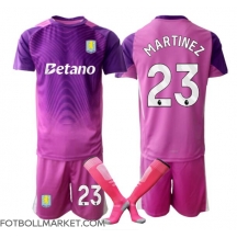 Aston Villa Emiliano Martinez #23 Målvakt Replika Tredjetröja Barn 2025-26 Kortärmad (+ byxor)