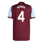 Aston Villa Ezri Konsa #4 Replika Hemmatröja 2025-26 Kortärmad
