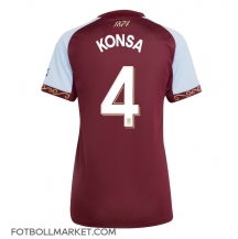 Aston Villa Ezri Konsa #4 Replika Hemmatröja Dam 2025-26 Kortärmad