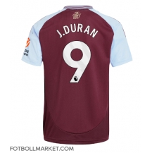 Aston Villa Jhon Duran #9 Replika Hemmatröja 2024-25 Kortärmad