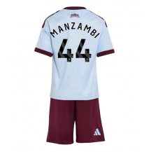 Aston Villa Johan Manzambi #44 Replika Tredjetröja Barn 2026-27 Kortärmad (+ byxor)