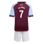Aston Villa John McGinn #7 Replika Hemmatröja Barn 2025-26 Kortärmad (+ byxor)