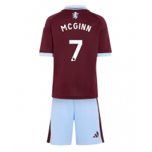 Aston Villa John McGinn #7 Replika Hemmatröja Barn 2026-27 Kortärmad (+ byxor)