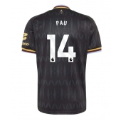 Aston Villa Pau Torres #14 Replika Bortatröja 2026-27 Kortärmad