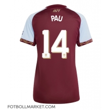 Aston Villa Pau Torres #14 Replika Hemmatröja Dam 2025-26 Kortärmad