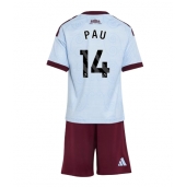 Aston Villa Pau Torres #14 Replika Tredjetröja Barn 2026-27 Kortärmad (+ byxor)