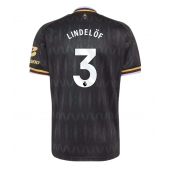 Aston Villa Victor Lindelof #3 Replika Bortatröja 2026-27 Kortärmad
