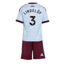 Aston Villa Victor Lindelof #3 Replika Tredjetröja Barn 2026-27 Kortärmad (+ byxor)