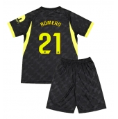 Atletico Madrid Cristian Romero #21 Replika Bortatröja Barn 2026-27 Kortärmad (+ byxor)