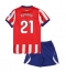 Atletico Madrid Cristian Romero #21 Replika Hemmatröja Barn 2026-27 Kortärmad (+ byxor)