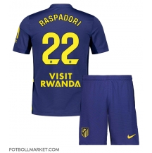 Atletico Madrid Giacomo Raspadori #22 Replika Bortatröja Barn 2025-26 Kortärmad (+ byxor)