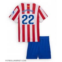 Atletico Madrid Giacomo Raspadori #22 Replika Hemmatröja Barn 2025-26 Kortärmad (+ byxor)