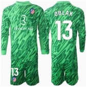 Atletico Madrid Jan Oblak #13 Målvakt Replika Bortatröja Barn 2024-25 Långärmad (+ byxor)
