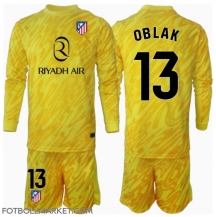 Atletico Madrid Jan Oblak #13 Målvakt Replika Tredjetröja Barn 2024-25 Långärmad (+ byxor)