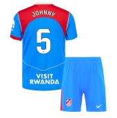 Atletico Madrid Johnny Cardoso #5 Replika Tredjetröja Barn 2025-26 Kortärmad (+ byxor)