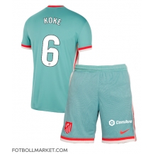 Atletico Madrid Koke #6 Replika Bortatröja Barn 2024-25 Kortärmad (+ byxor)