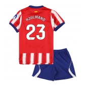 Atletico Madrid Morten Hjulmand #23 Replika Hemmatröja Barn 2026-27 Kortärmad (+ byxor)