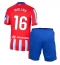 Atletico Madrid Nahuel Molina #16 Replika Hemmatröja Barn 2024-25 Kortärmad (+ byxor)