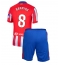 Atletico Madrid Pablo Barrios #8 Replika Hemmatröja Barn 2024-25 Kortärmad (+ byxor)