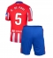 Atletico Madrid Rodrigo De Paul #5 Replika Hemmatröja Barn 2024-25 Kortärmad (+ byxor)
