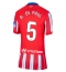 Atletico Madrid Rodrigo De Paul #5 Replika Hemmatröja Dam 2024-25 Kortärmad