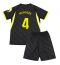 Atletico Madrid Rodrigo Mendoza #4 Replika Bortatröja Barn 2026-27 Kortärmad (+ byxor)