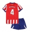 Atletico Madrid Rodrigo Mendoza #4 Replika Hemmatröja Barn 2026-27 Kortärmad (+ byxor)